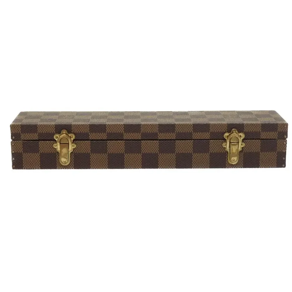 LOUIS VUITTON Damier Ebene Watch Case Trunk